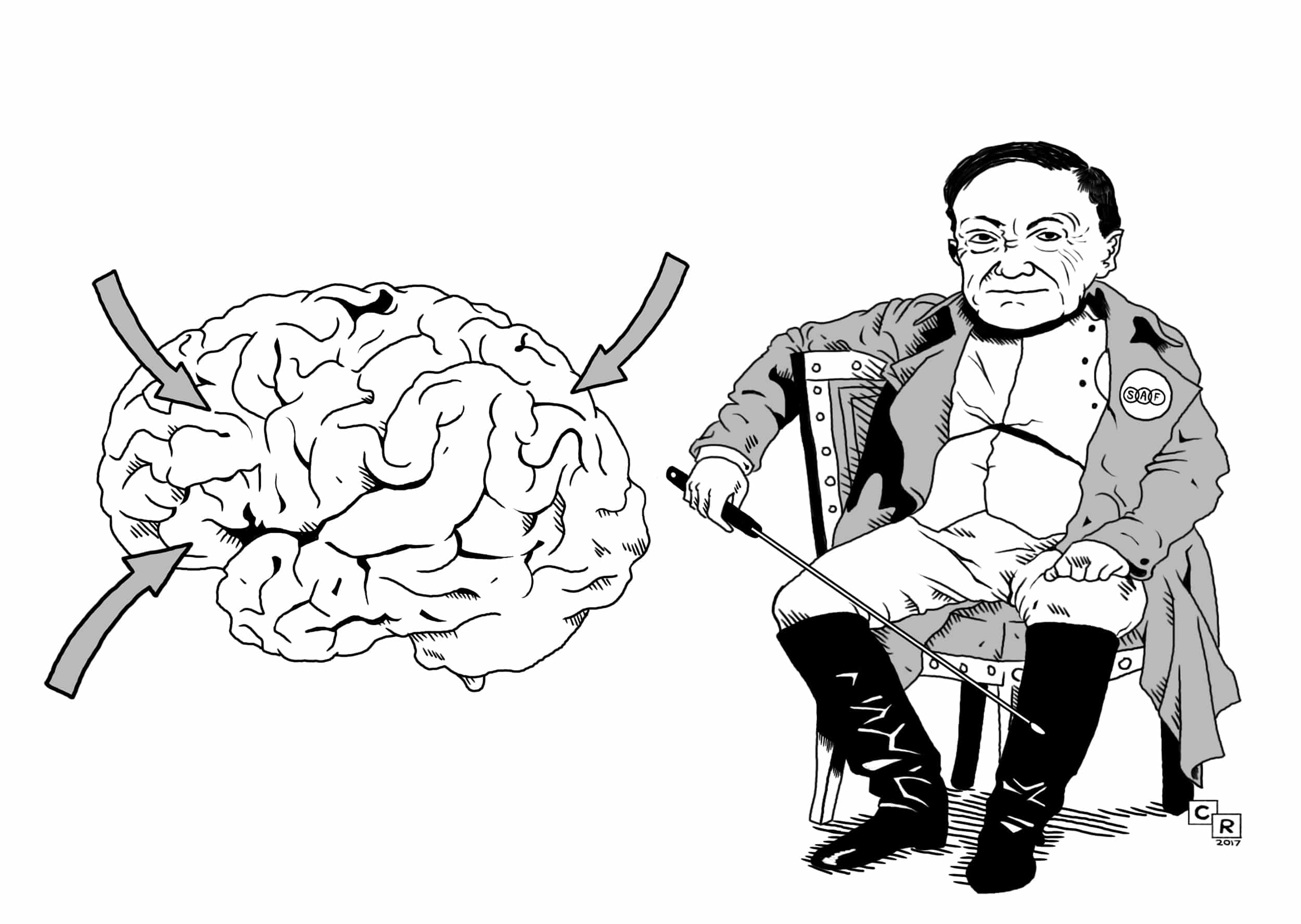 Hjärna - Charlie Rosales Illustration